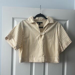 Banana republic factory poplin top - size M